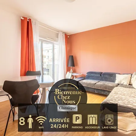 Bel 8 Couchages Tout Equipe- Maurice Thorez Apartment *